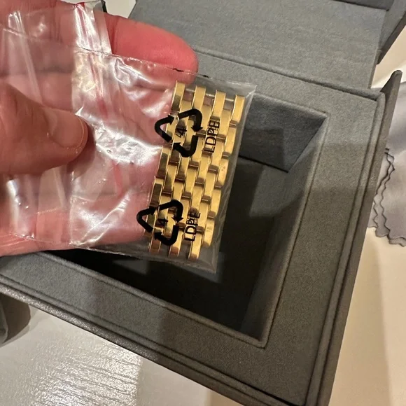 Michele Gold and Diamond Caber Watch - Picture 6 of 6